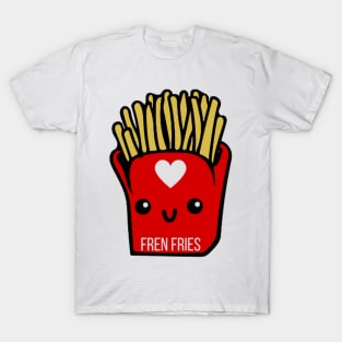 Fren Fries Cute Food French Fries Sticker T-Shirt